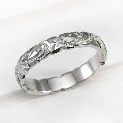 Elegant Flower Statement Ring