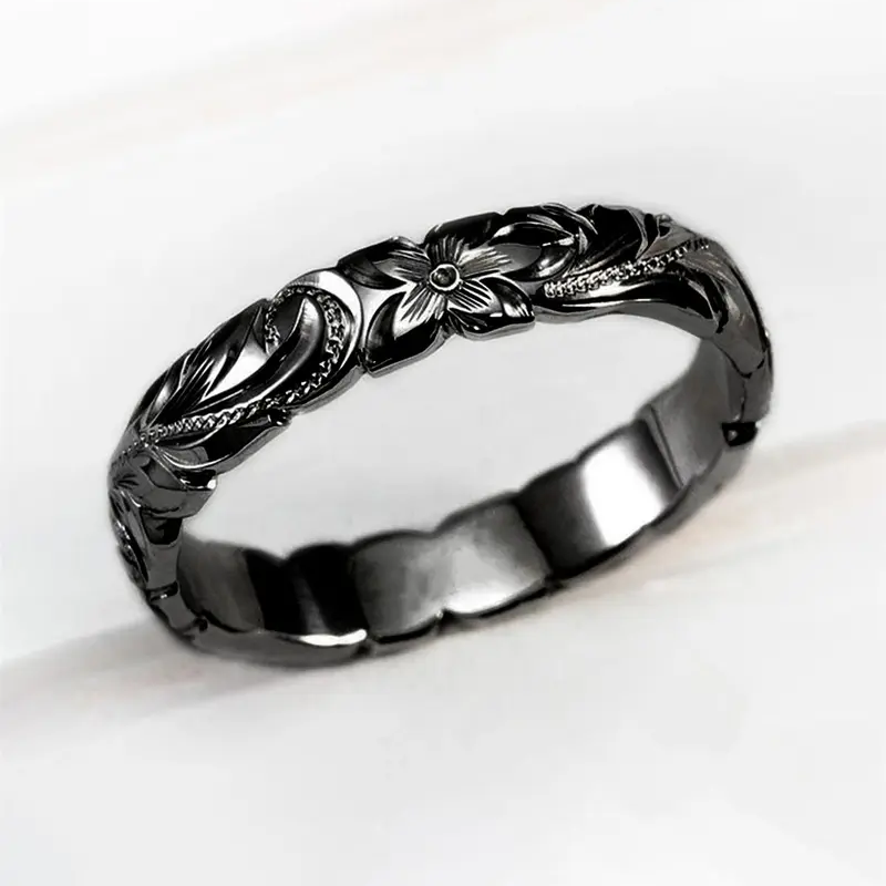 Elegant Flower Statement Ring