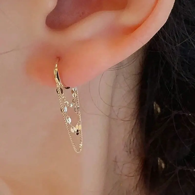 Delicate Layered Hoop Earrings