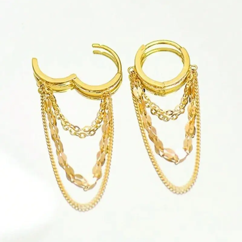 Delicate Layered Hoop Earrings