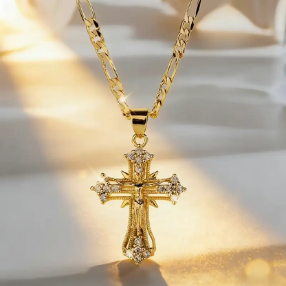 Jesus Cross Pendant Necklace