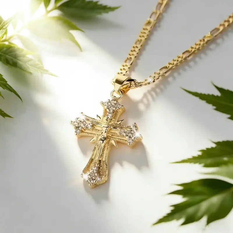 Jesus Cross Pendant Necklace
