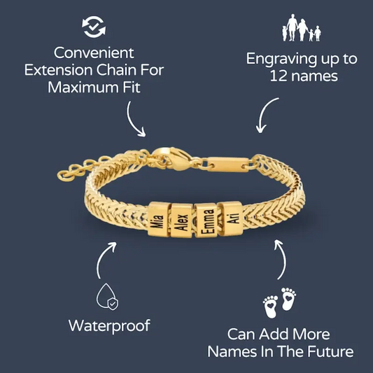 Personalized Family Name Bracelet