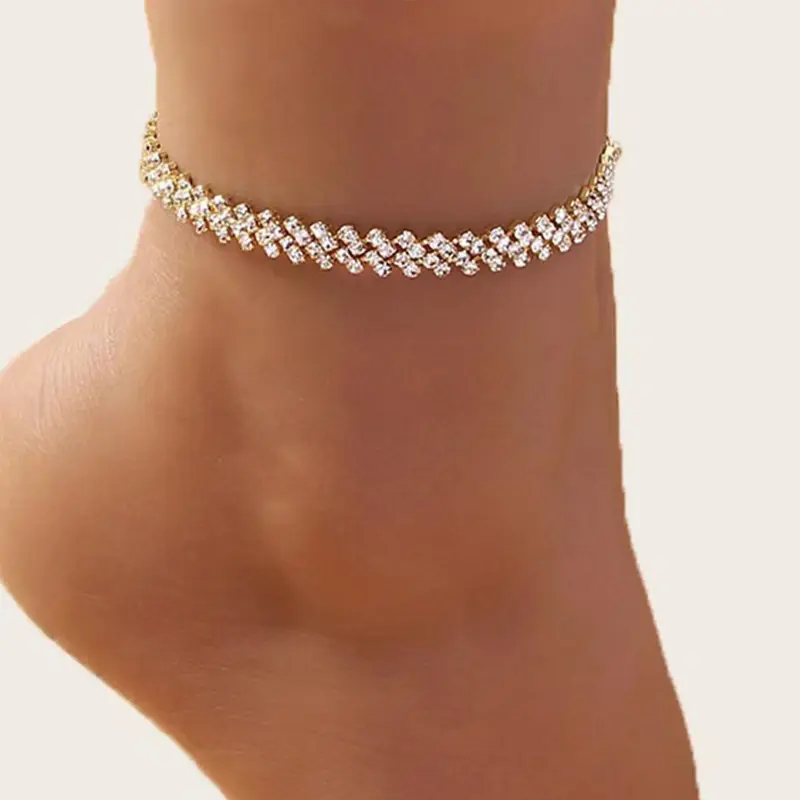 Rhinestone Anklet