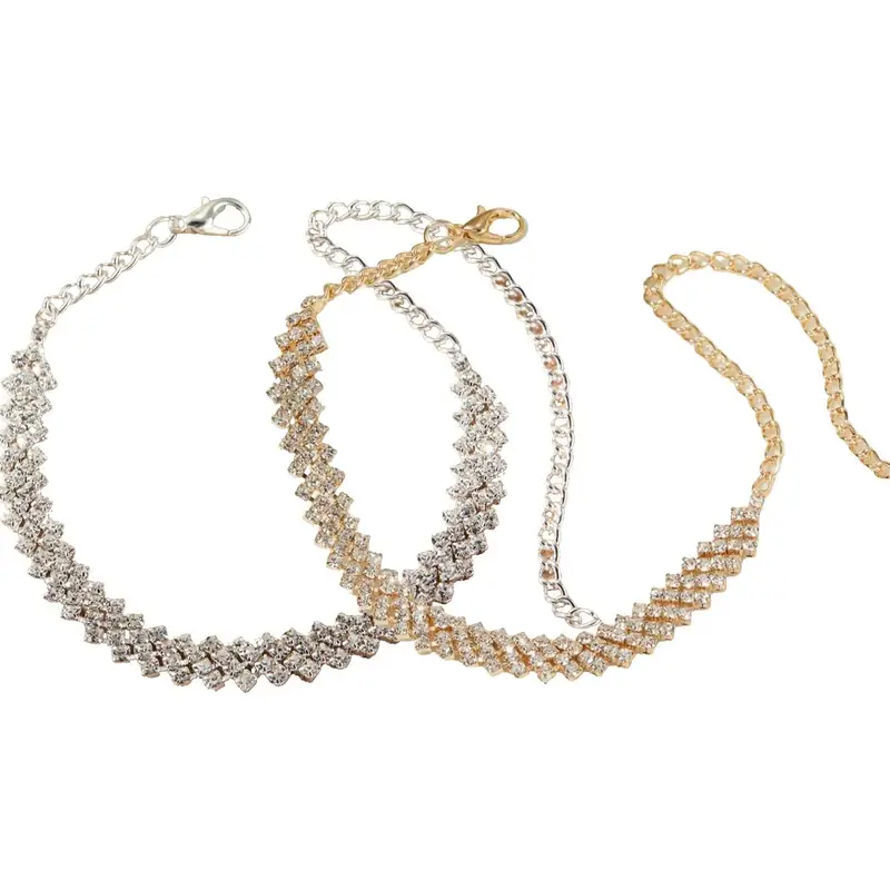 Rhinestone Anklet