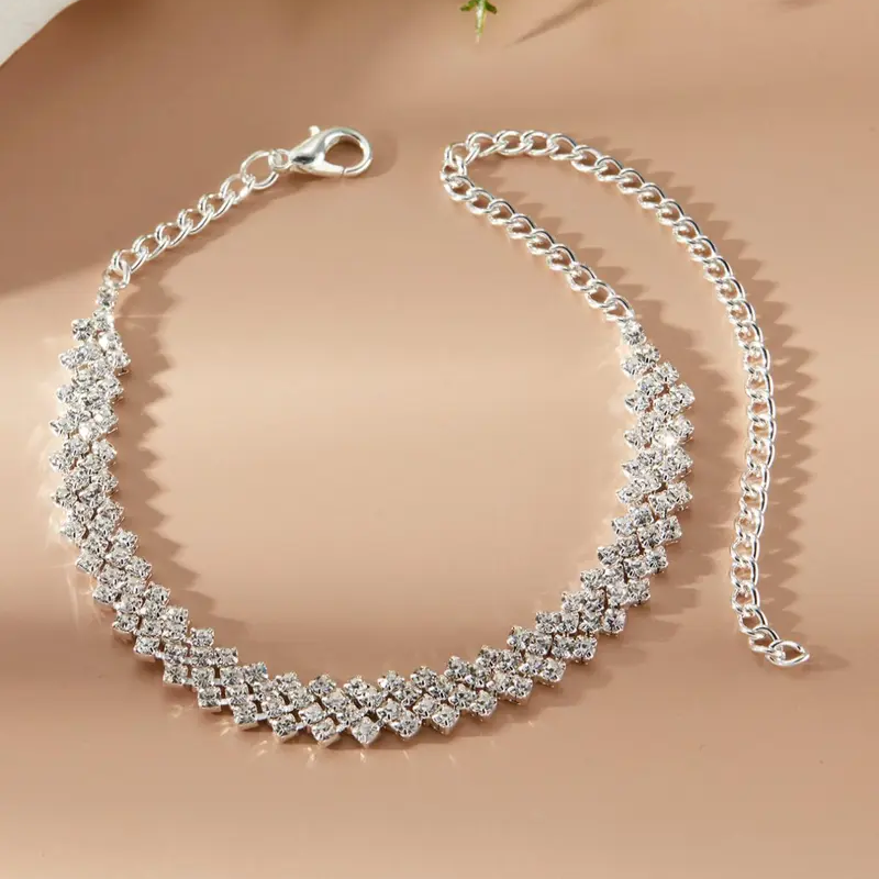 Rhinestone Anklet
