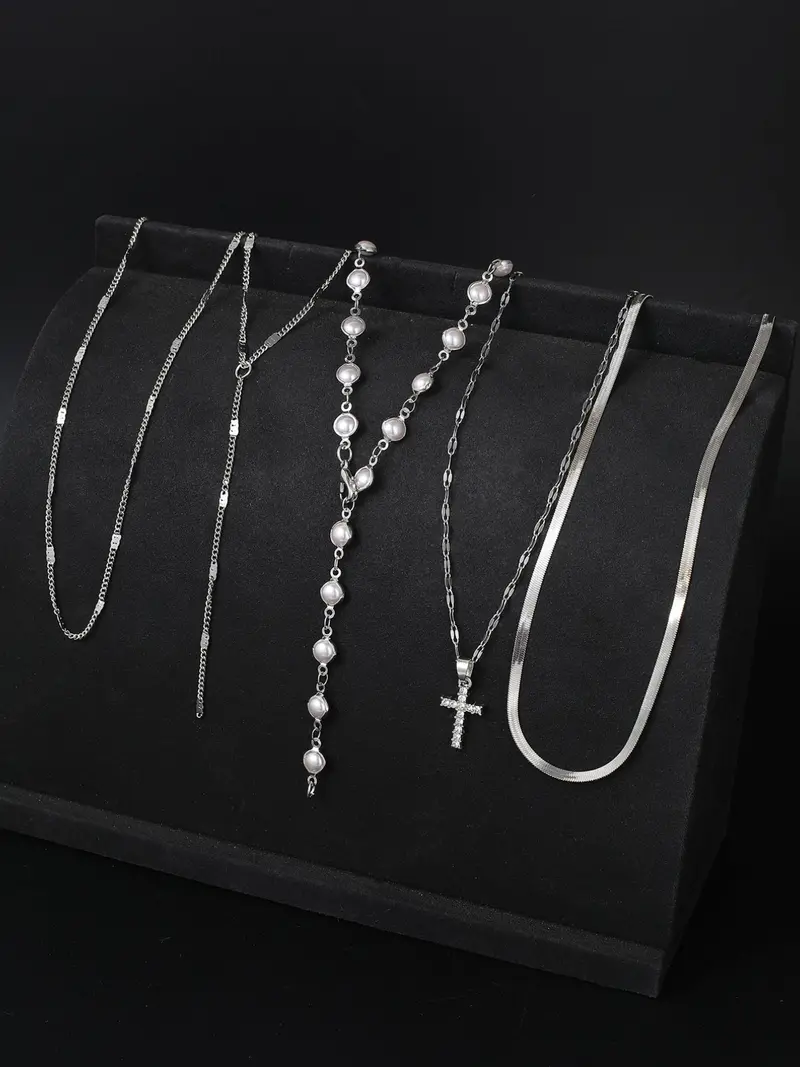 5pc Y Shape Necklace Set