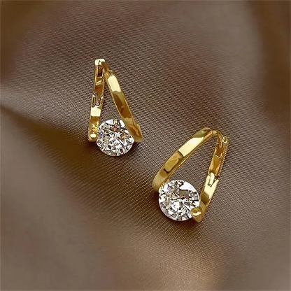 Moissanite Carat Heart Earrings