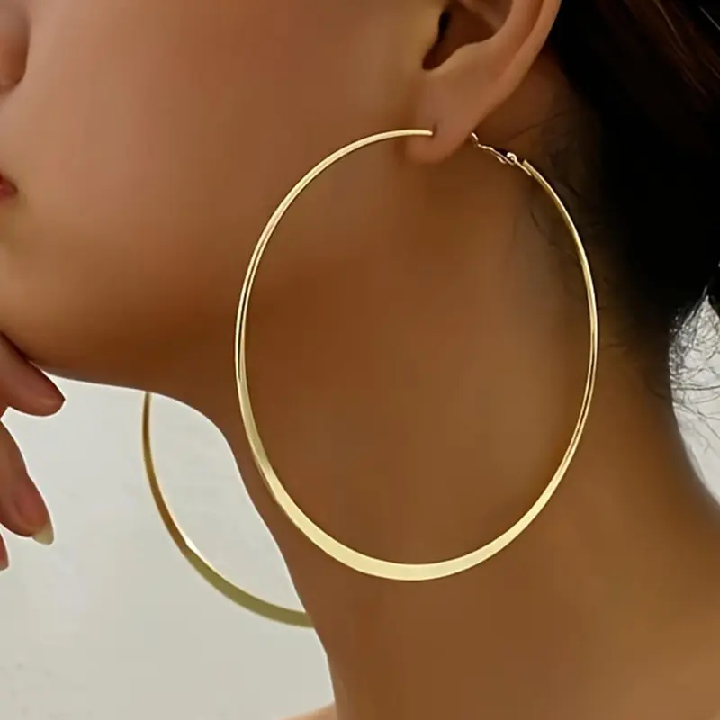 Exaggerated Circle Earrings
