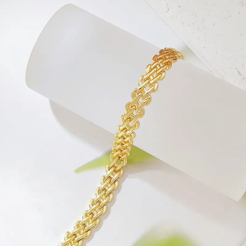 Double Row Cuban Link Bracelet