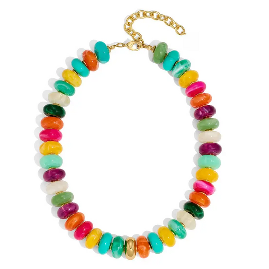 Chunky Bead Choker Necklace