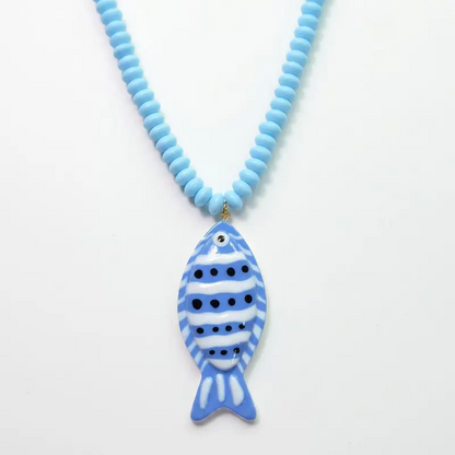 Tropical Fish Beaded Necklace