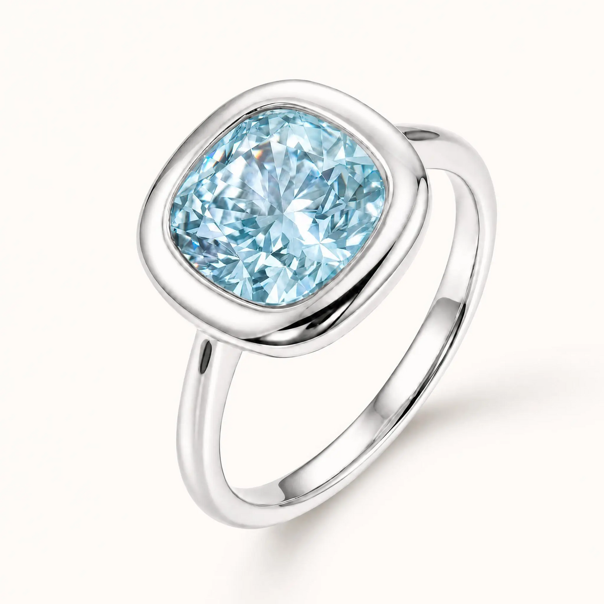 4ct Cushion Cut Ring