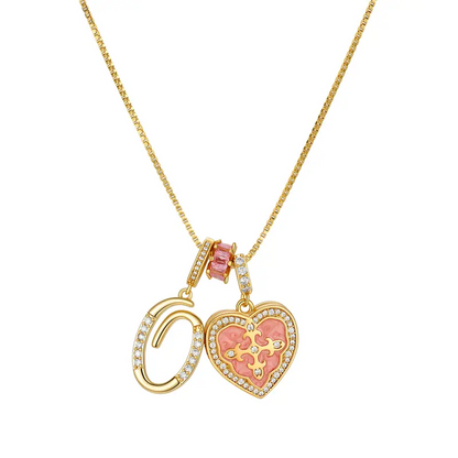 Fleur De Lis Initial Necklace