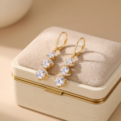 Elegant Twisted Tassel Earrings