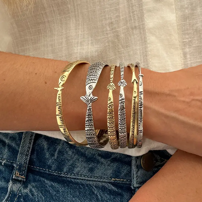 6pc Ocean Fish Bracelet Set
