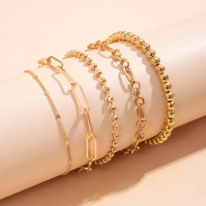 5pc Assorted Bracelet Stack