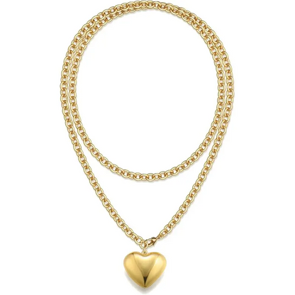Puffy Heart Necklace