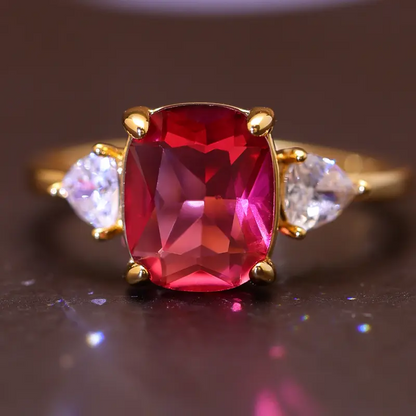 Triple Stone Statement Ring