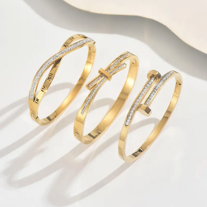 3pc Elegant Luxe Bracelet Set