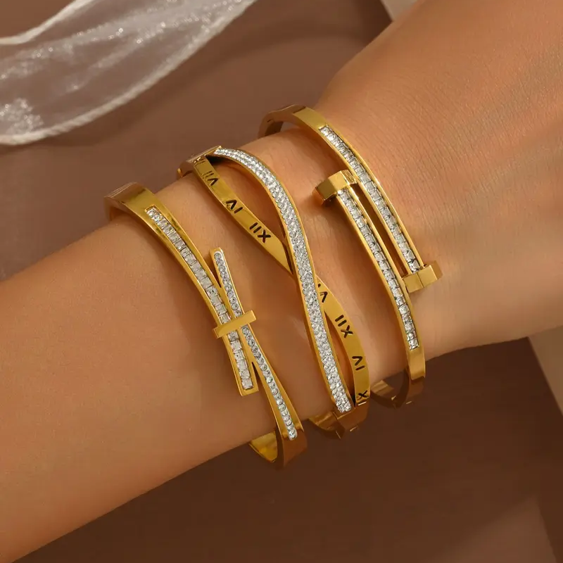 3pc Elegant Luxe Bracelet Set
