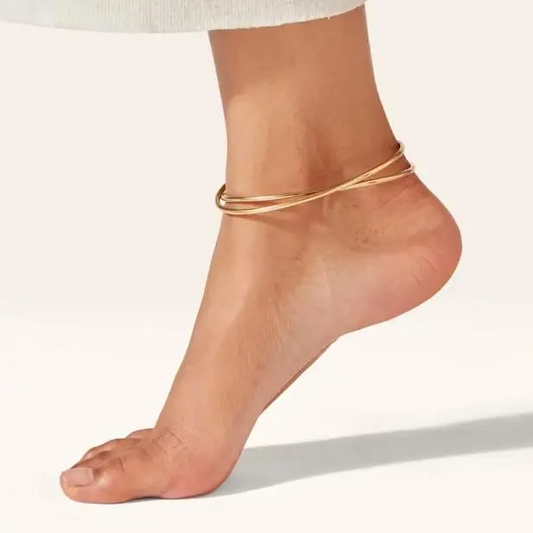 2pc Halo Bangle Anklet