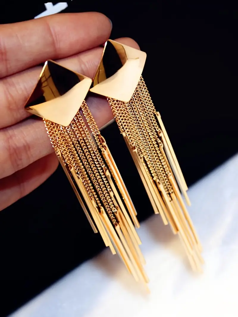 Dangling Tassel Earrings