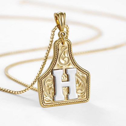 Initial Tag Necklace