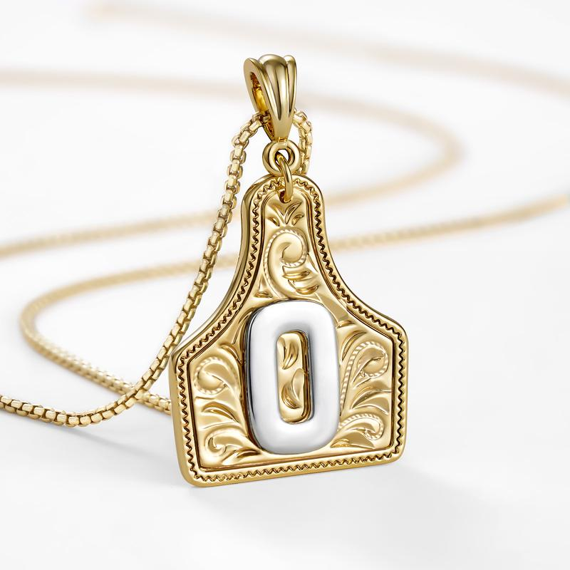 Initial Tag Necklace