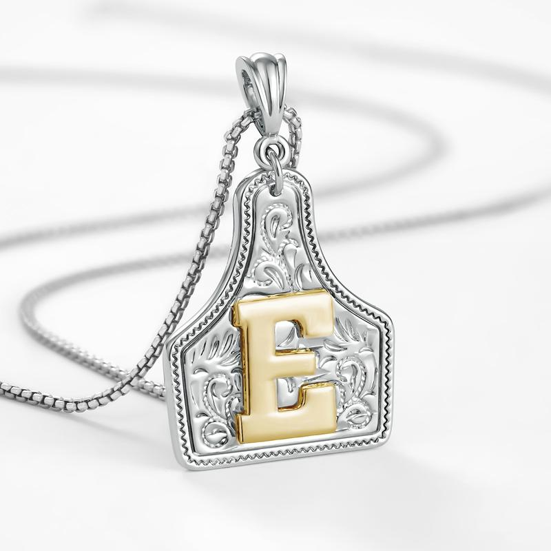 Initial Tag Necklace