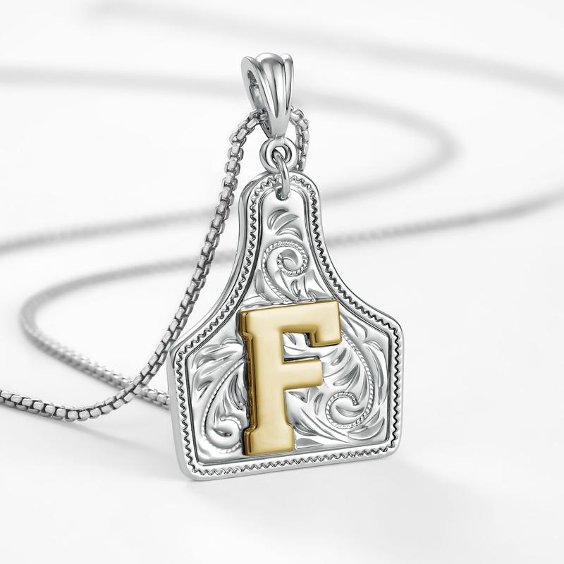 Initial Tag Necklace
