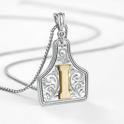 Initial Tag Necklace