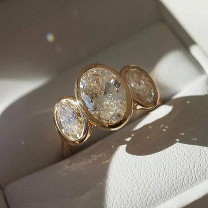 Oval Diamond Ring