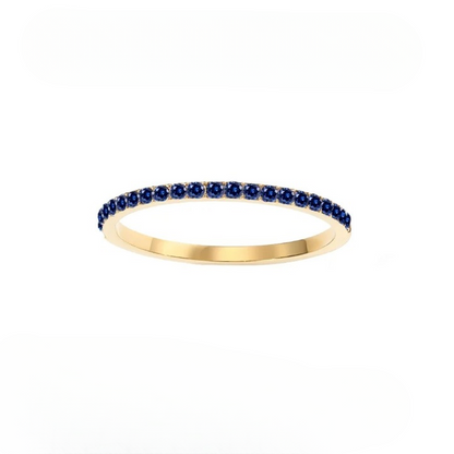 Dainty Thin Birthstone Ring