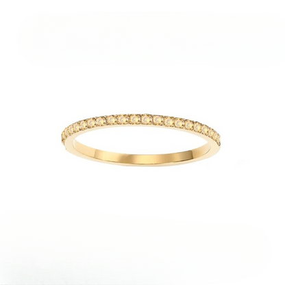 Dainty Thin Birthstone Ring