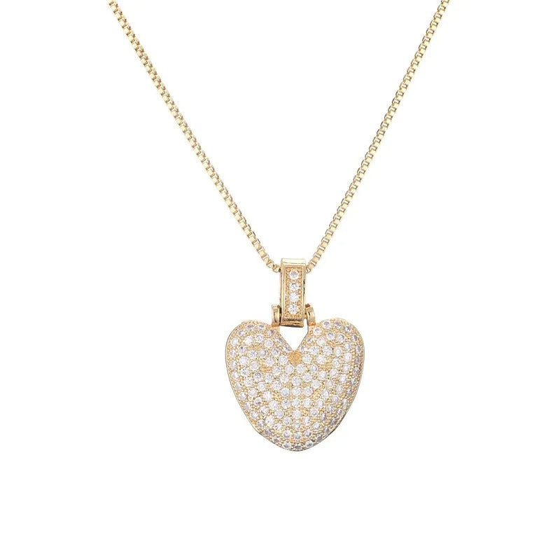 Diamond Bubble Initial Necklace