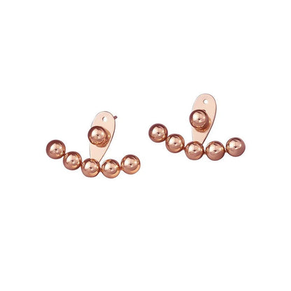 Beaded Bean Earrings