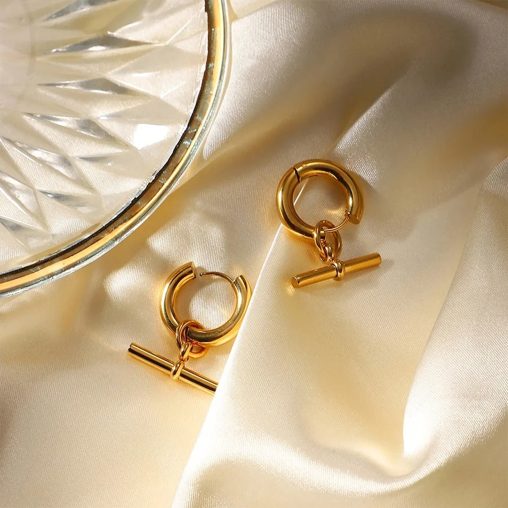 Dainty Bow Tassel Earrings