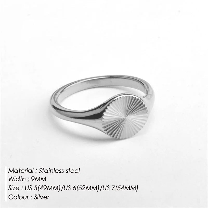 Dainty Dome Wave Ring