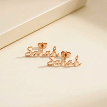 Personalized Name Earrings
