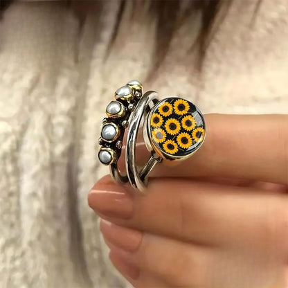 Sunflower Dome Ring