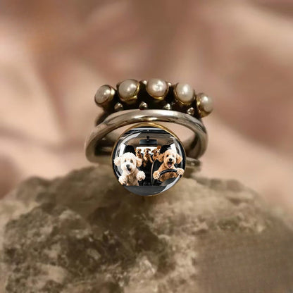 Dog Photo Dome Ring