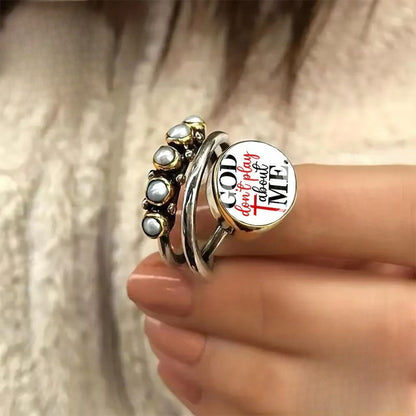 Faith Message Statement Ring