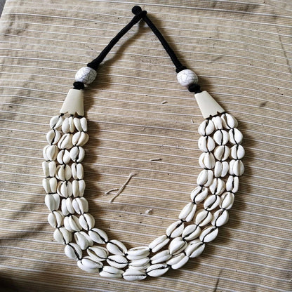 Layered Cowrie Shell Necklace