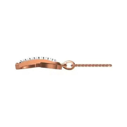 Lattice Initial Letter I Pendant