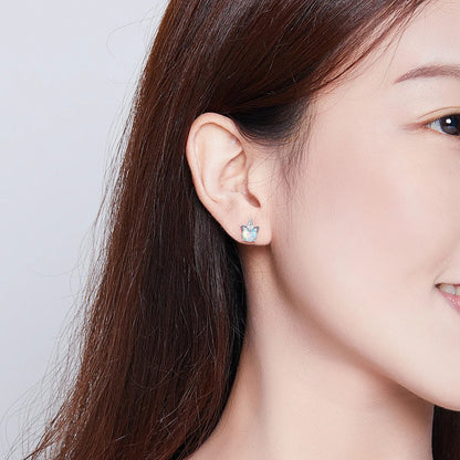 Opal Unicorn Stud Earrings