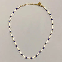 White & Blue