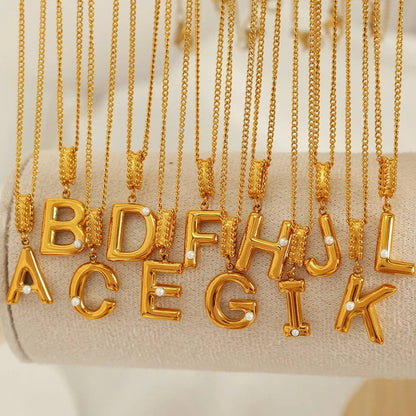 Layered Initial Cross Necklace