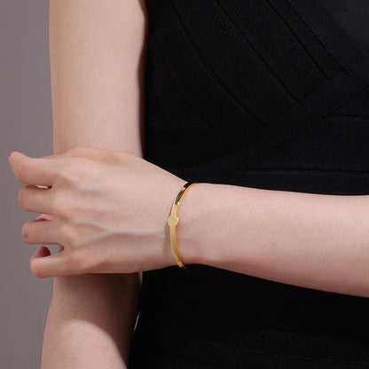 Personalized Initial Cuff Bracelet