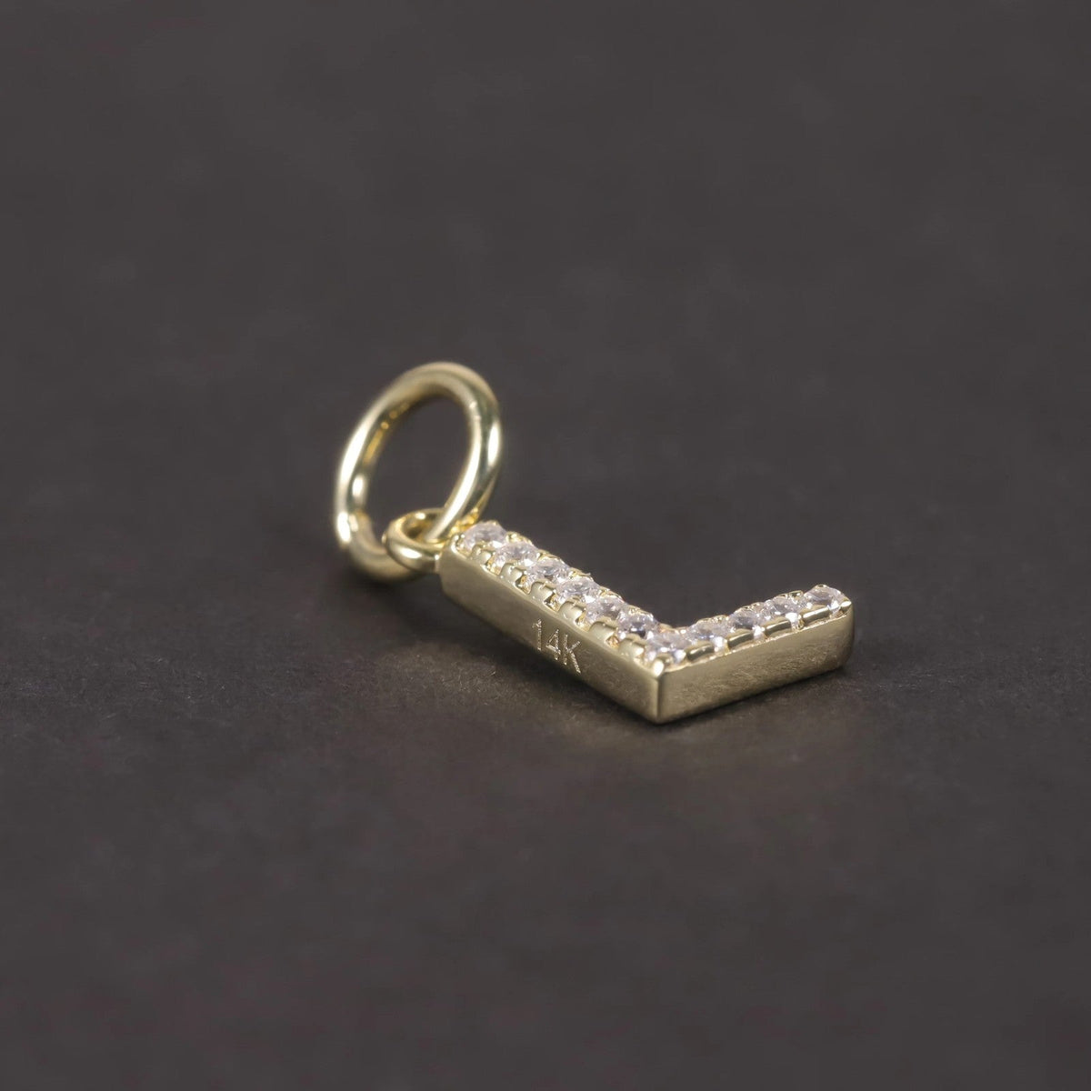 Crystal Letter L Pendant